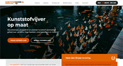 Desktop Screenshot of kunststofvijver.nl