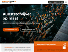 Tablet Screenshot of kunststofvijver.nl